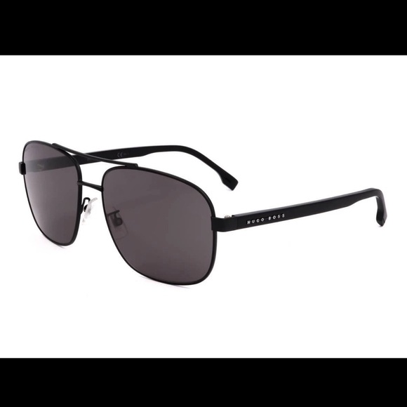 HUGO BOSS Stylish Black Aviator Sunglasses - Picture 11 of 12